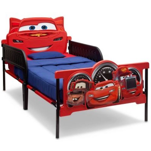 Delta Children 3D Toddler Bed - Disney Pixar Cars Lightning McQueen
