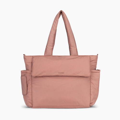 CALPAK Diaper Tote Bag With Laptop Sleeve - Peony