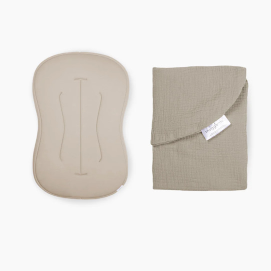 Lounger Curve + Muslin Cover Set | Birch
