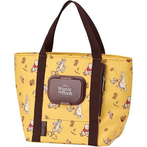 Skater KCLBP1-A Disney Winnie the Pooh Cooling Bag, Wet Tissue Pocket