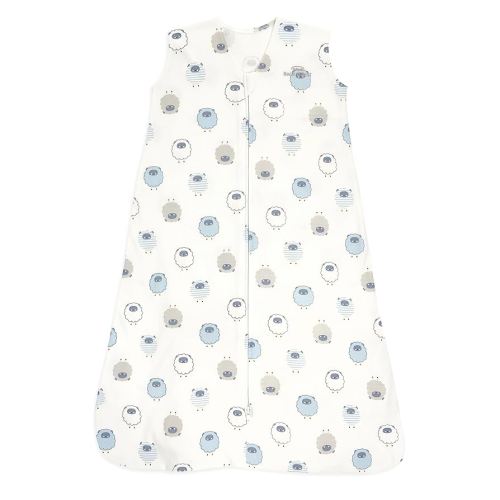 HALO SleepSack, 100% Cotton Wearable Blanket, Swaddle Transition Sleeping Bag, TOG 0.5, Sleepy Sheep, Small, 0-6 Months