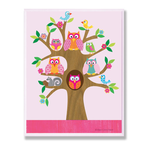 Harriet Bee Dimauro Owls Birds and Squirrel Art & Reviews | Wayfair