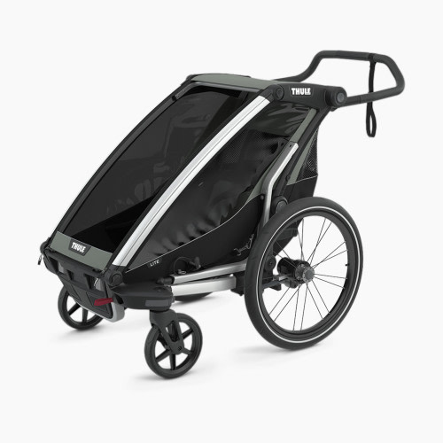 Thule Chariot Lite 1 + Cycle/Stroll Jogging Stroller - Agave