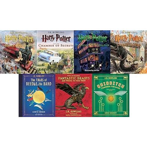 Harry Potter Illustrated Collection (Pack of 6)