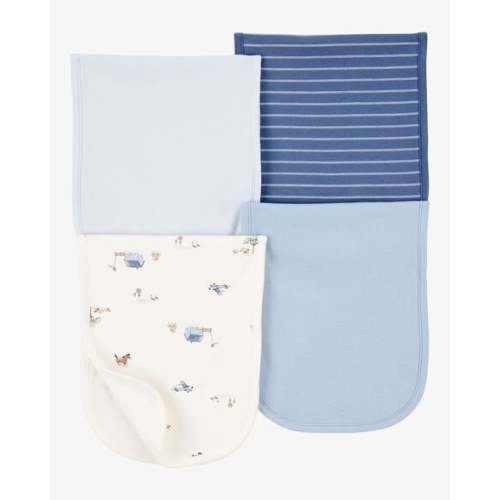 Baby 4-Pack Burp Cloths - Blue - Carter's | Carter's
