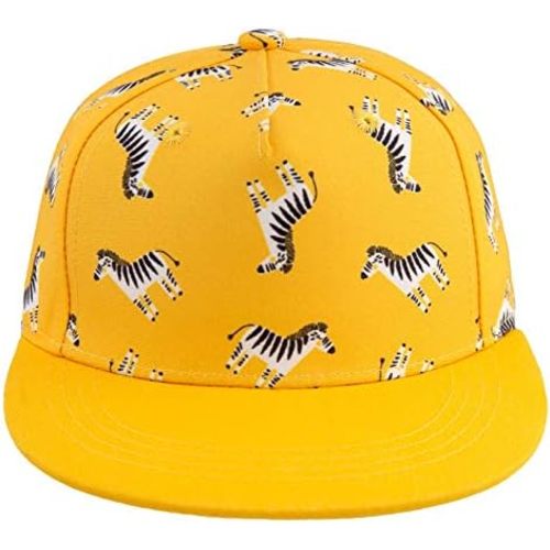 BAVST Kids Boy Girl Baseball Cap Baby Sun Hat Adjustable Toddler Trucker Hats with Flat Brim for Summer Outdoor