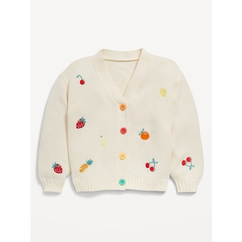 Embroidered Button-Front Cardigan Sweater for Toddler &amp;amp; Baby