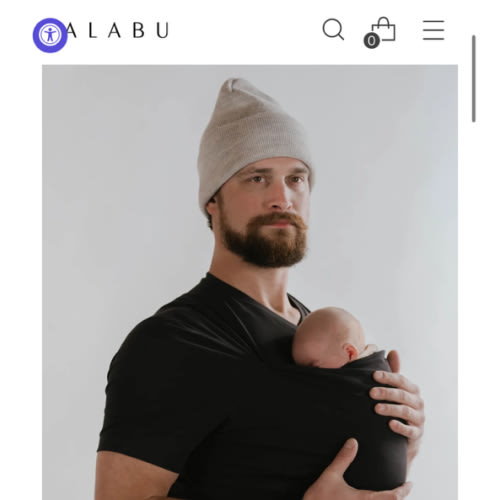 Lalabu Dad Shirt | Original Babywearing T-Shirt with Kangaroo Pouch | Baby Wrap Carrier for Newborns & Infants | Baby Wrap Carrier for Newborns | Essential for new Dads