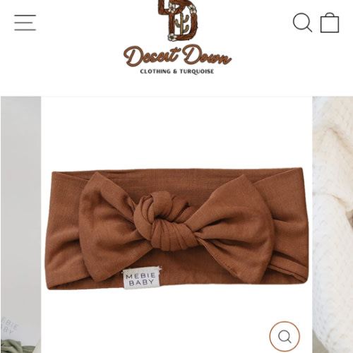 Rust Bamboo Head Wrap