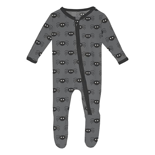 KicKee Halloween Celebrations Footie with Zipper, One-Piece Baby Clothes, Boy and Girl Soft Clothes