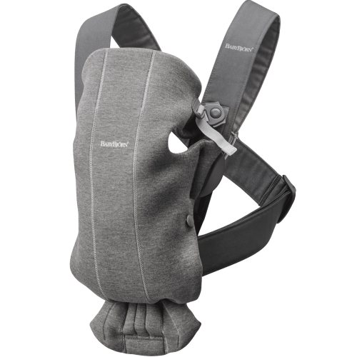 Baby Carrier Mini: Dark gray - 3D Jersey