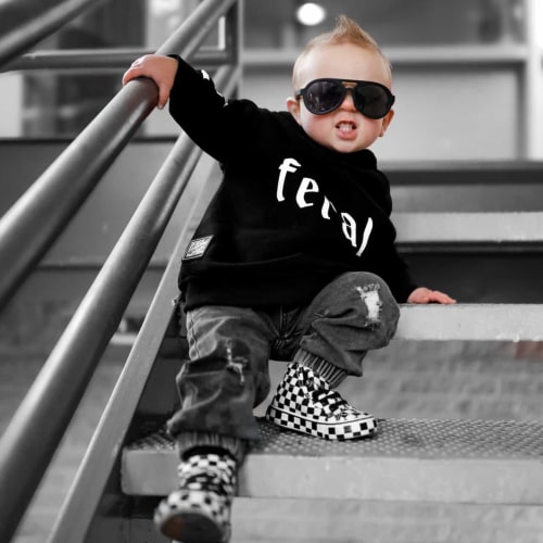 Relaxed Fit Hoodie in Feral