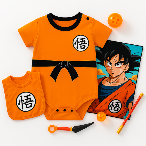 Little Goku Kids Cosplay Bodysuit