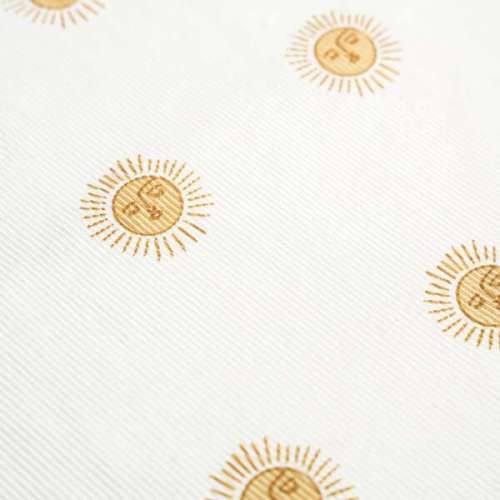 Organic Swaddle Blanket & Hat Set, Summer Sun - Makemake Organics | Maisonette