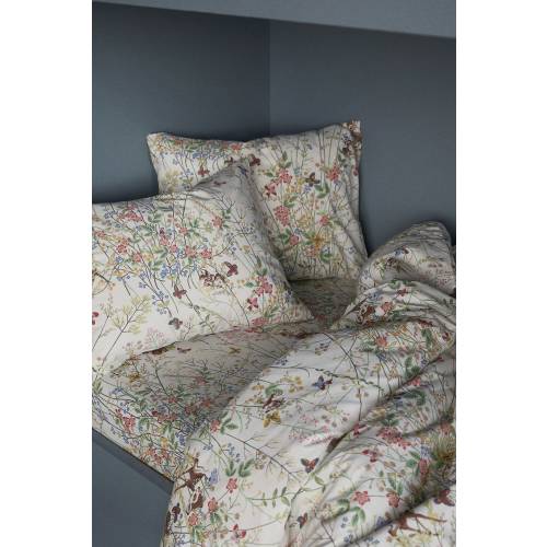 PATTERNED COTTON DUVET COVER SET