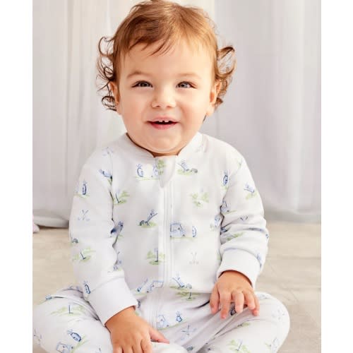 Fairway Foursome Blue Zip Footie