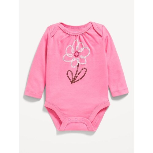 Printed Long-Sleeve Bodysuit for Baby | Old Navy