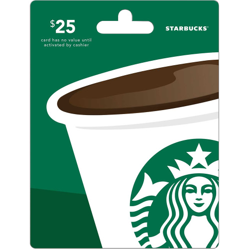 Starbucks - $25 Gift Card