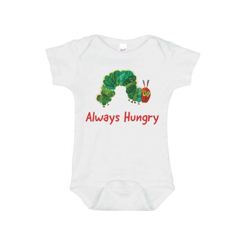 Always Hungry Caterpillar Inspired baby bodysuit (12m bodysuit)
