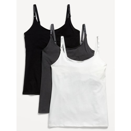Maternity First Layer Nursing Cami Top 3-Pack