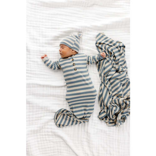 Lincoln Ribbed Knotted Gown – Lou Lou & Company