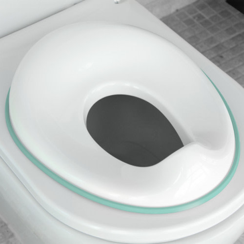 Jool Baby Potty Training Seat with Storage Hook - White/Aqua