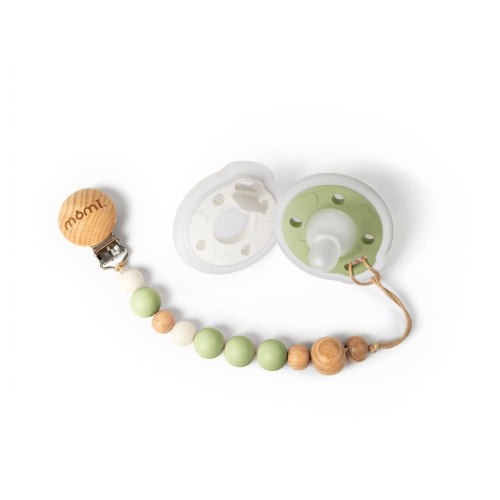 mistletoe holiday edition babypace silicone pacifier gift set for babies | mōmi