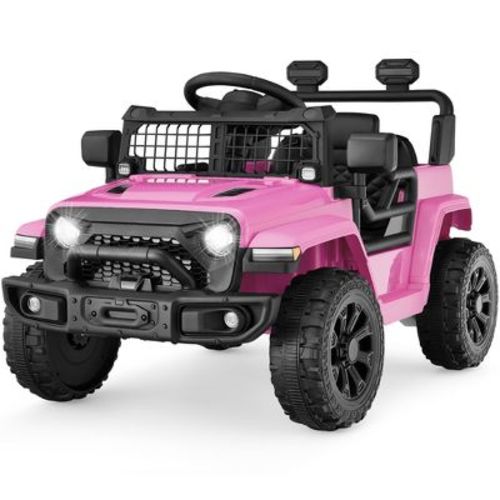 Best Choice Products 6v Kids Ride-on Truck Car W/ Parent Remote Control, 4-wheel Suspension, Led Lights - Black