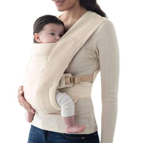 Embrace Cozy Newborn Carrier: Cream