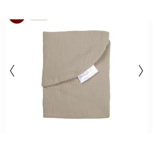 Lounger Curve Muslin Cover | Birch