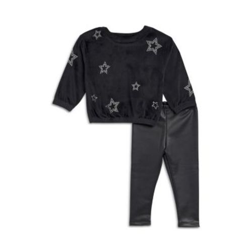 Girls' Silver Star Shirt and Leggings Set - Baby