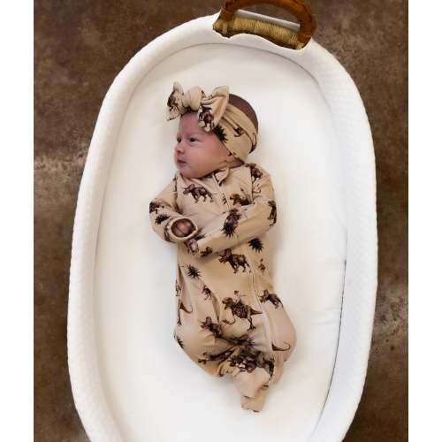 Cowboy Dino Folding Feet Jammies – Cowkid Clothing Company