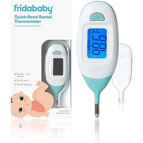 Frida Baby Rectal Thermometer for Baby Digital Fever Thermometer for Babies, Newborns & Infants, FSA/ HSA Eligible