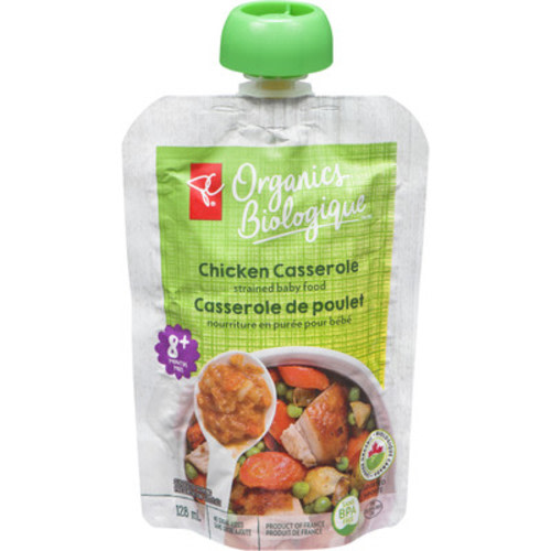 PC Organics Strained Baby Food Chicken Casserole | Shoppers Drug Mart