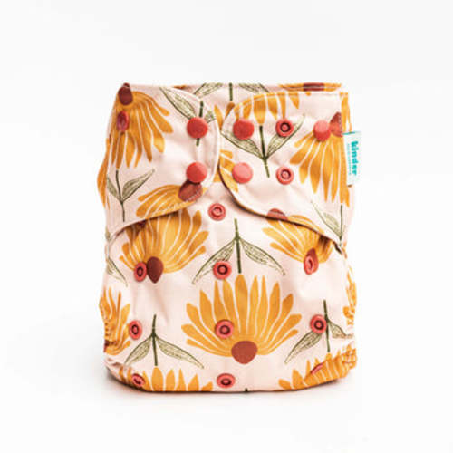 Patterned Pocket Cloth Diaper with Athletic Wicking Jersey