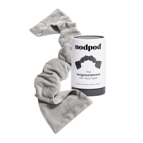 Nodpod Gentle Pressure Sleep Mask | Patented Light Blocking Design for Sleeping, Traveling & Relaxation - Elephant Gray