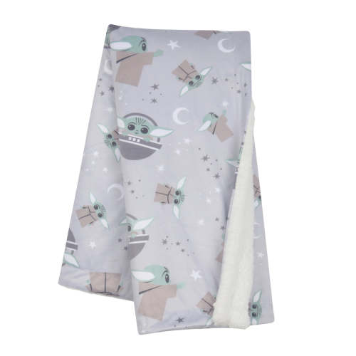 Star Wars Cozy Friends Baby Yoda/Grogu Fleece Baby Blanket – Lambs & Ivy