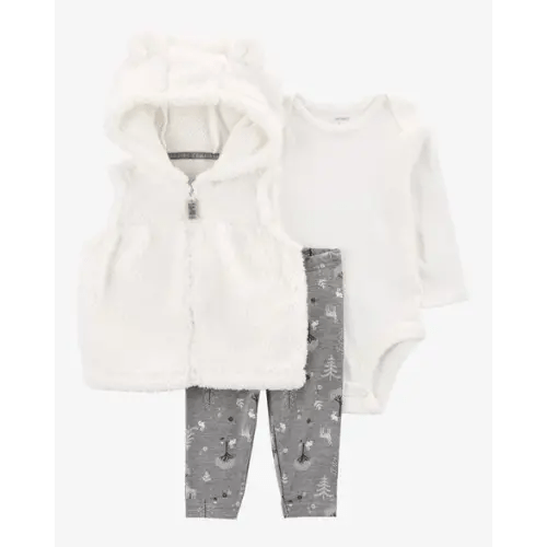Baby 3-Piece Bear Little Vest Set - Carter's | Carter's