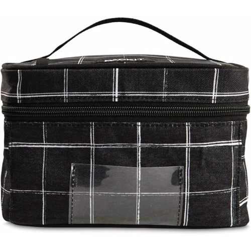 PackIt Freezable Bottle Cooler for Breastmilk and Formula, Black Grid, Built with EcoFreeze Technology, Collapsible, Reusable, Zip Closure and Top Handle, Fits up to Four, 5 oz Bottles