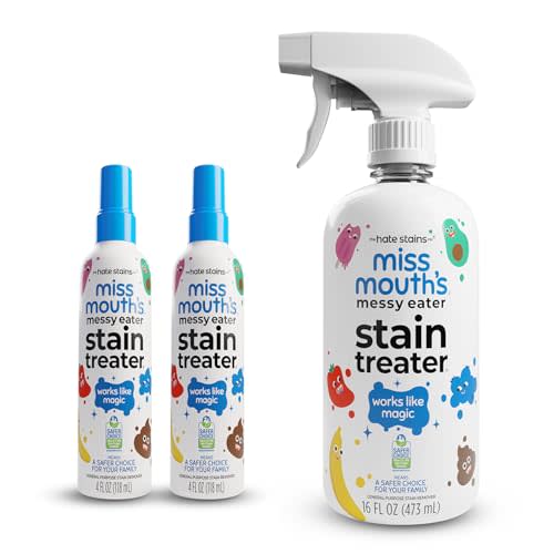 Miss Mouth's Messy Eater Stain Treater - 2 Pack Stain Remover Spray and 16oz Bottle