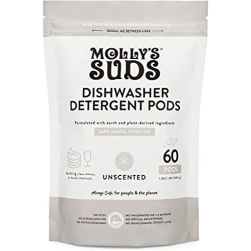 Molly's Suds Natural Oxygen Whitener | Natural Bleach Alternative Plant-Derived Ingredients | Whitens Brights and Brightens Colors | Pure Lemon