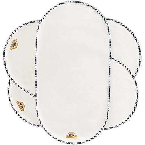 BlueSnail Waterproof Changing Pad Liners 3 Count (14"X26.5", White), Bassinet Pad Liner