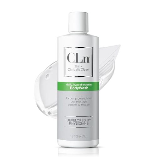 CLn® BodyWash – Non-Drying Body Wash, For Compromised Skin Prone to Eczema, Dermatitis, Rash & Hidradenitis Suppurativa, Fragrance-Free & Paraben-Free, 8 fl oz.