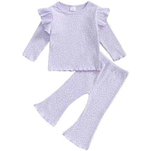Newborn Infant Baby Girl Clothes Set Sweatshirts Tops Pants Toddler Girl Outfits Gifts 3 6 9 12 18 24 Months