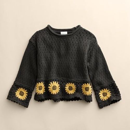 Baby & Toddler Little Co. by Lauren Conrad Long Sleeve Crochet Sweater