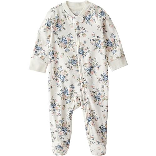 little planet by carter's Baby Sleep and Play made with Organic Cotton, Floral, NB