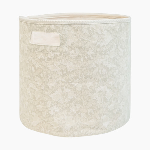Crane Baby Cotton Canvas Storage Bin - Willow