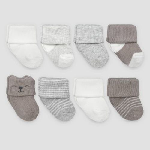 Carter's Just One You® Baby 8pk Terry Socks - 0-3M