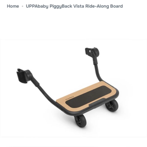 UPPAbaby PiggyBack Vista Ride-Along Board – Bambi Baby