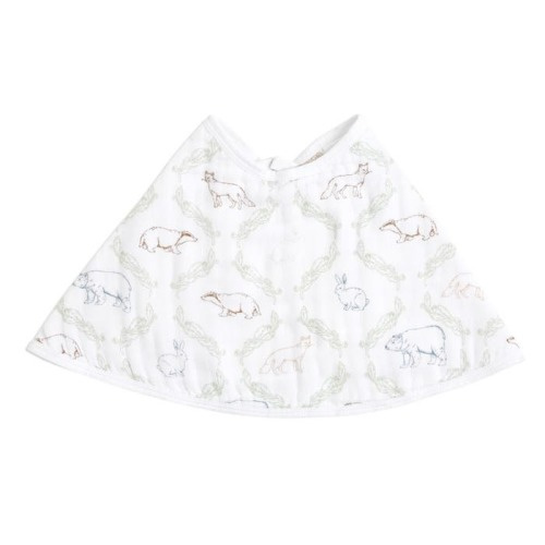 essentials cotton muslin burpy bib
